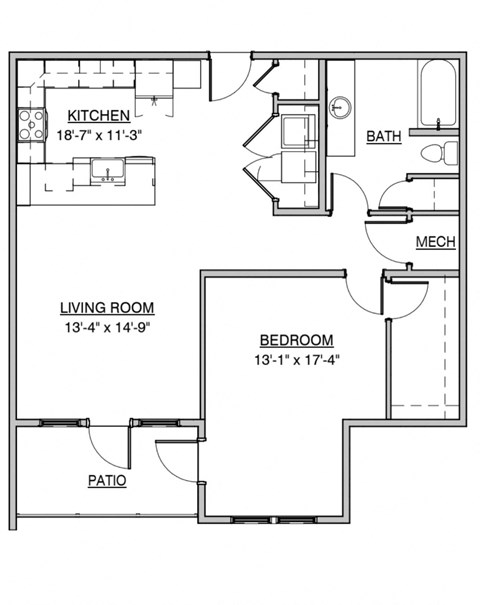 a floor plan of a house